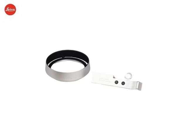 【新品、元箱付き】Leica ライカ Q3用 サムレスト レンズフード レリーズボタン セット シルバー