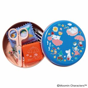 大人のおしゃれ手帖 2025年 5月号 丸缶入りお裁縫セット MOOMIN ムーミン 付録 裁縫 ソーイング