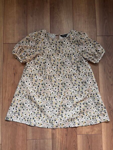 コムサイズム 花柄ワンピース 100cm