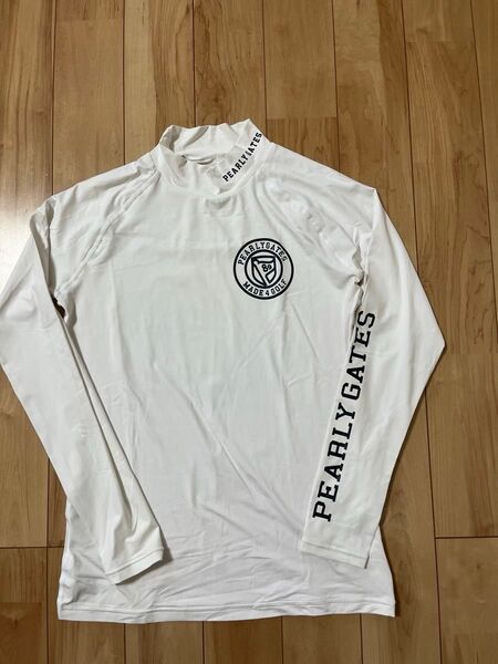 人気 パーリーゲイツ ハイネックモック長袖シャツ サイズ4(M)