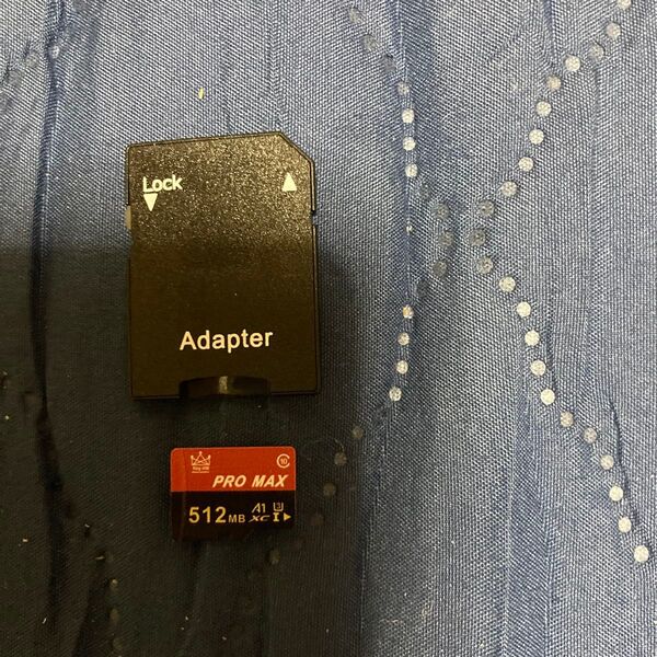 microSDカード 512MB アダプター付き
