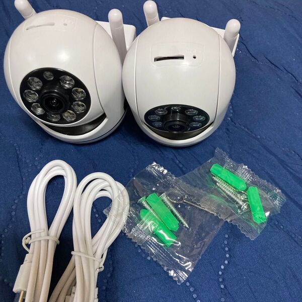 200万画素5G Wi-FiデュアルバンドワイヤレスPTZ防犯カメラ 二台