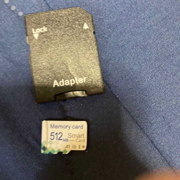 microSDカード 512MB アダプター付き