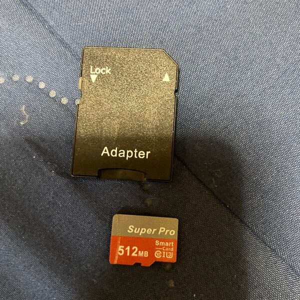 Super Pro microSDカード 512MB SDカードアダプターセット