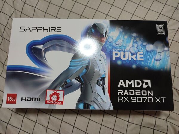 SAPPHIRE PURE Radeon RX 9070 XT GAMING OC 16GB GDDR6 未使用