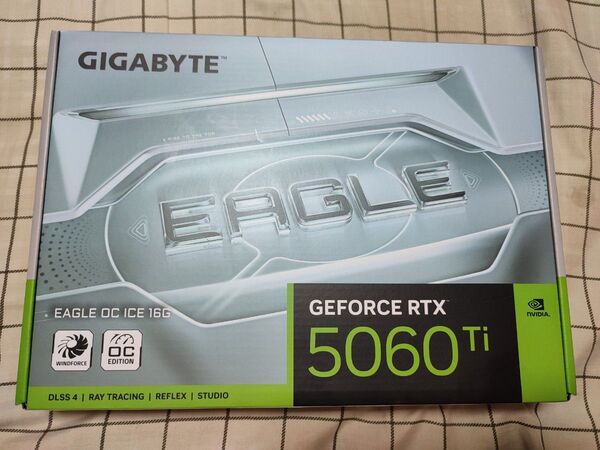 GIGABYTE NVIDIA Geforce RTX5060Ti 搭載 GV-N506TEAGLEOC ICE-16GD 未開封