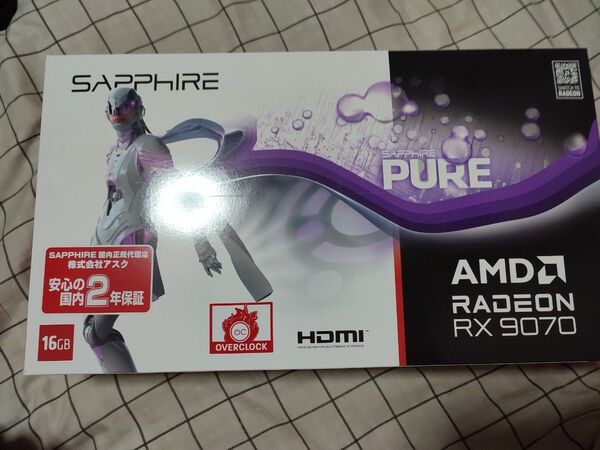 SAPPHIRE PURE Radeon RX 9070 GAMING OC 16GB グラフィックスボード