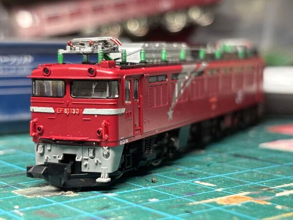 TOMIX EF81 133号機 北斗星色 ひさし付き