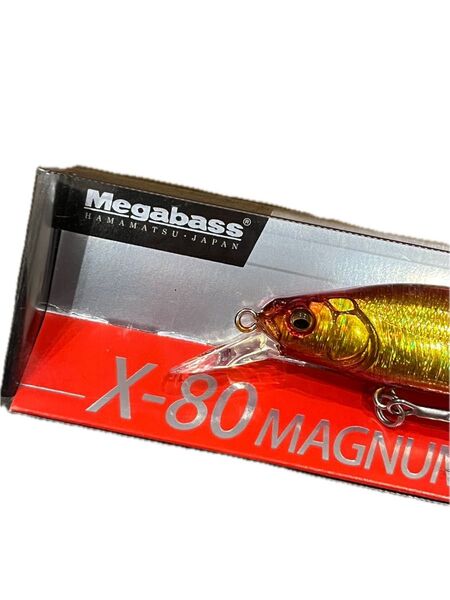 メガバス megabass X80MAGNUM SP-C シーバスルアー ミノー 悩殺アップル 限定カラー未使用