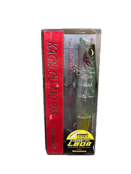 Megabass KAGELOU MD 98F ルアー メガバス カゲロウ GPシースルーウォーターメロン シーバス