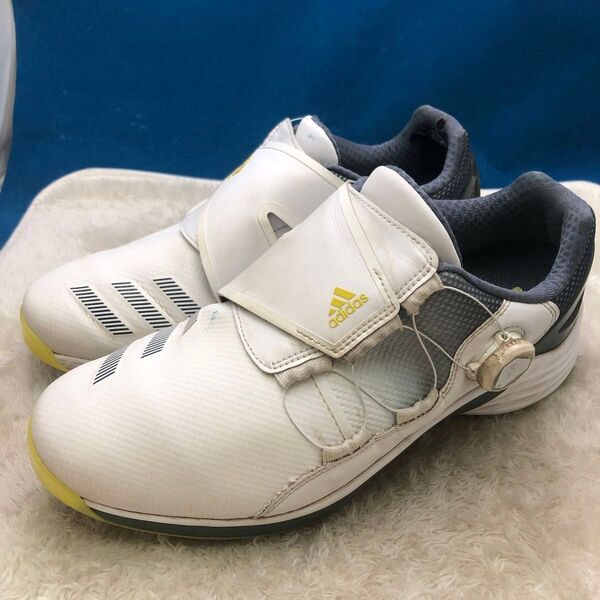 adidas ゴルフシューズ 25.5cm ZG20 ホワイト