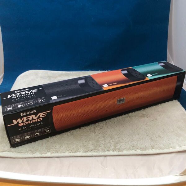 WAVE SOUND WIDE SPEAKER Bluetooth スピーカー オレンジ