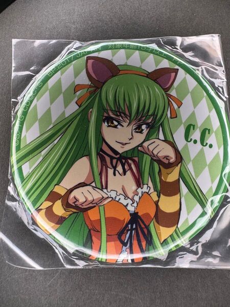 コードギアス 缶バッジ C.C. アリス セガ プライズ 限定 非売品