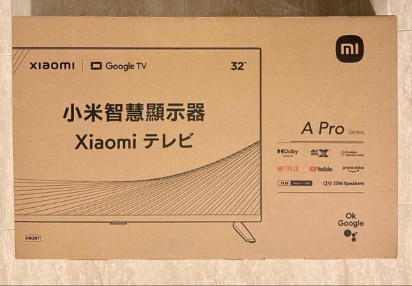 Xiaomi 32型 スマートテレビ A Pro Google TV 未使用