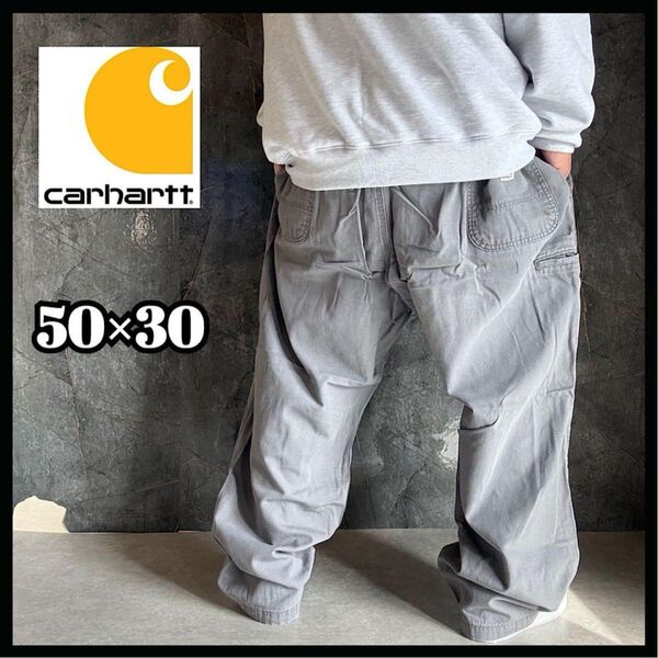carhartt カーハート 超極太 ワークパンツ US古着 グレー ワイド