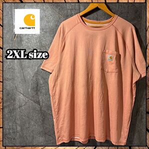 Carhartt カーハートポケットTシャツ 半袖 古着 2XL オーバーサイズ