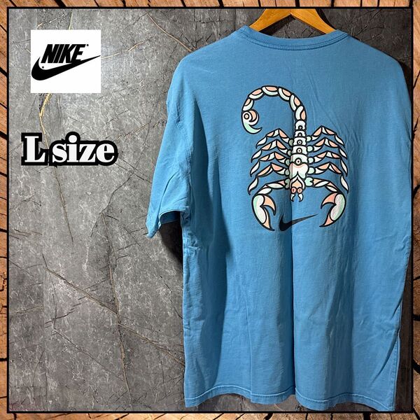 NIKE SB ナイキ Tシャツ L メンズ バッグロゴ プリント 古着