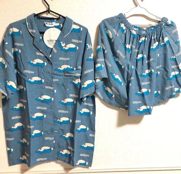 新品 ポケモン カビゴン ルームウェア 総柄