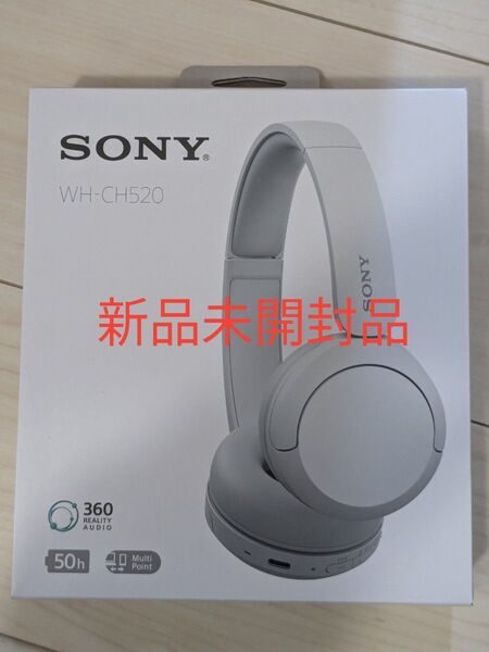 SONY ワイヤレスヘッドホン WH-CH520 ホワイト