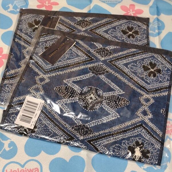 【新品】Ralph Laurenラルフローレン☆ウォッシュタオル34×34cm タオルハンカチ ハンドタオル 綿100%2枚セット