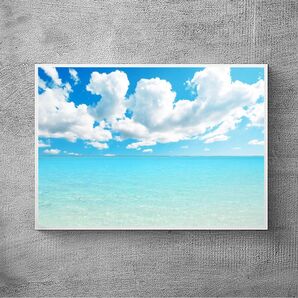 A4サイズ 送料無料 インテリアポスター アート作品 写真 素敵 キレイ 可愛い ポスターインテリア ビーチ 海のインテリア