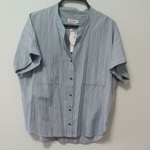 LEPSIM スキッパー 前開き半袖シャツ
