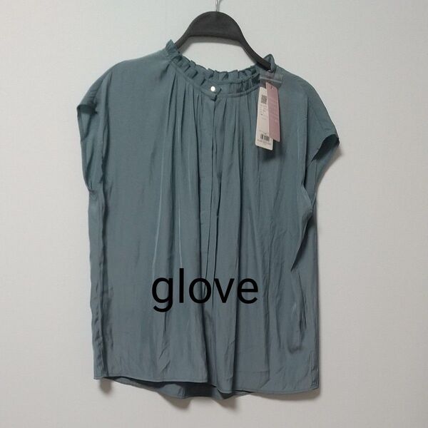 glove ヴィンテージサテンフレンチブラウス