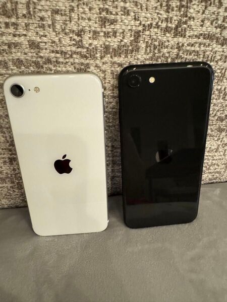 iPhoneSE第2世代64GB (2台)ホワイト&ブラック
