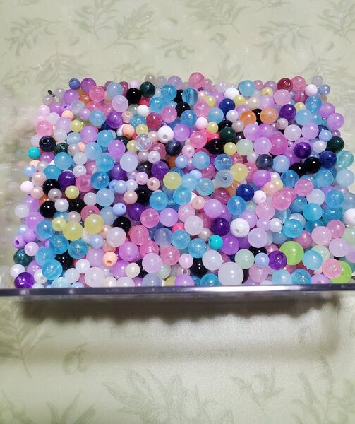 ビーズ まとめ売り カラフル アクセサリーパーツ ハンドメイド