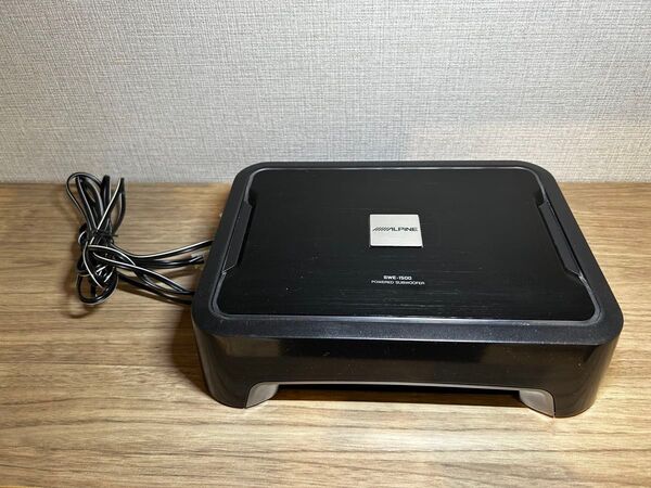 【美品】ALPINE SWE-1500 パワードサブウーファー