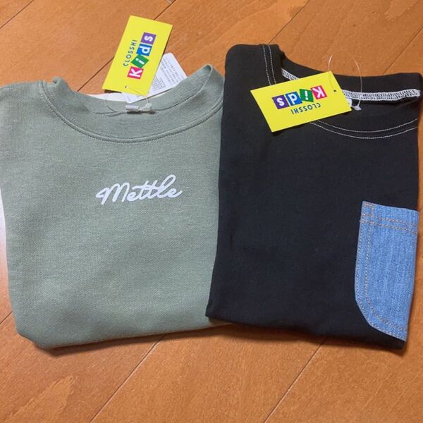 新品 タグ付き Tシャツ 半袖 男の子 110サイズ 2枚セット