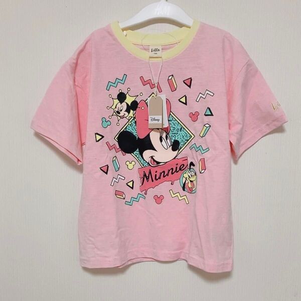新品 タグ付き ディズニー ミニーちゃん 半袖 Tシャツ リトシー 120サイズ