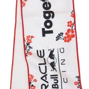 オラクル レッドブル レーシング 日本限定 ホンダ コラボ タオルマフラー ホワイト 2025