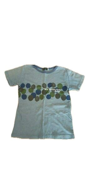 140cm べべ 半袖Tシャツ 青系 ブルー