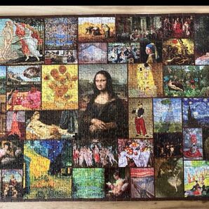 名画セレクション40 ジグソーパズルのり付済完成品
