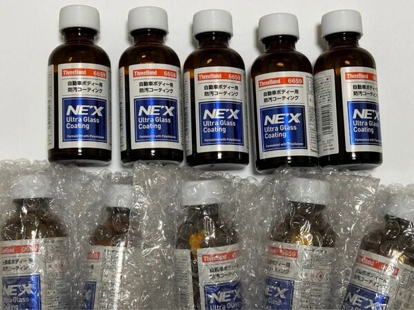 スリーボンド ウルトラグラスコーティング 6659 ガラスコーティング NE'X NEX ダイハツ スバル スズキ 本剤 10本