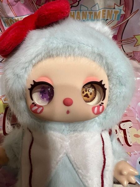 8 おまとめ専用 ユナ リラちゃん 水色ブルー 特別目オッドアイ 肉球 レア ぬいぐるみ
