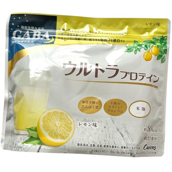 カーブス プロテイン カーブスプロテイン ウルトラプロテイン レモン味 たんぱく質 ビタミン カルシウム 米麹 健康 ダイエット