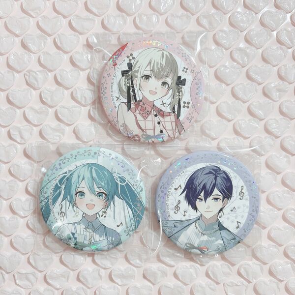 プロジェクトセカイ プロセカ 缶バッジ 初音ミク KAITO 小豆沢こはね 感謝祭