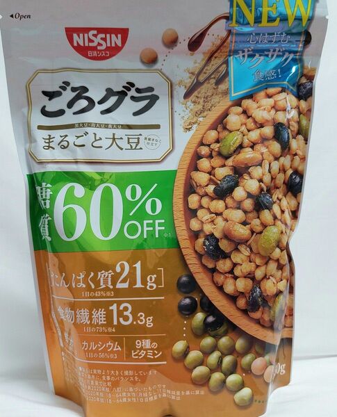 日清シスコ ごろグラ 糖質60%オフ まるごと大豆