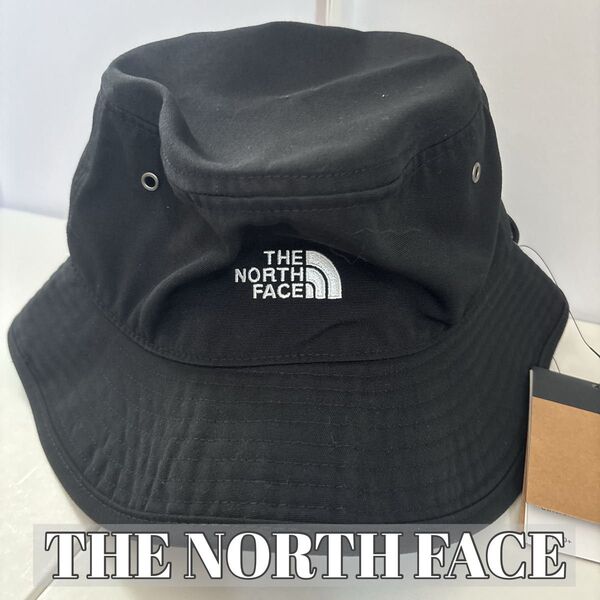 【新品】(S/M)THE NORTH FACE ブラック バケットハット ノースフェイス