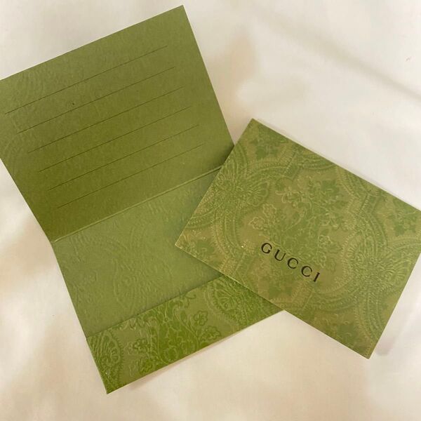 GUCCI 名刺入れ 封筒 グッチ ノベルティ
