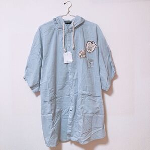 【新品未使用】drug store’s ワッペン シャツパーカー チュニック