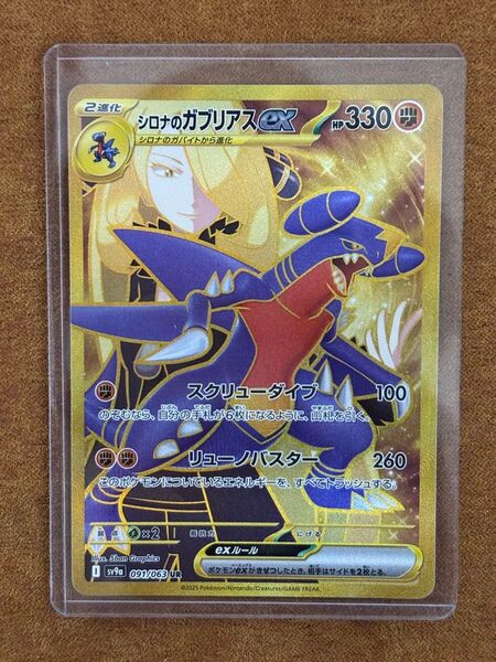 ポケモンカード シロナのガブリアスex UR