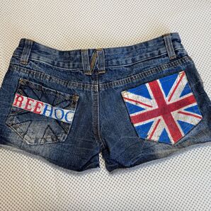 REEHOG デニムショートパンツ イギリス国旗