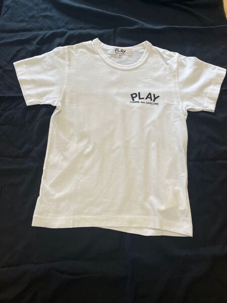 PLAY COMME des GARCONS Tシャツ ホワイト M コムデギャルソン