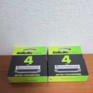 ジレット ラボ 角質除去バー搭載 5枚刃 替刃 4個入 ×2セット
