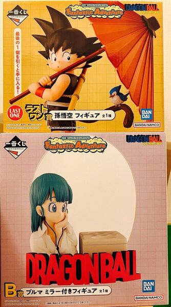 ドラゴンボールZ 一番くじ ラストワン賞 B賞 D賞 フィギュア 孫悟空 ブルマ