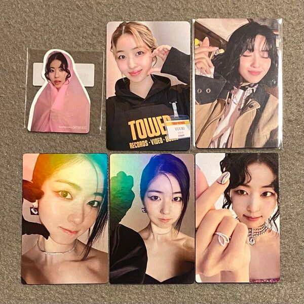 IS:SUE 田中優希 YUUKI FC盤 封入 早期予約キャンペーン特典 ダイカットステッカー 渋谷 タワレコ セルカ トレカ