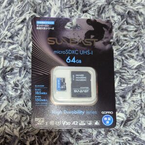 旭東エレクトロニクス SUNEAST microSDXCメモリーカード アクションカム向け KZMS1064 64GB